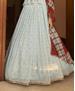 Picture of Pleasing Sky Blue Lehenga Choli