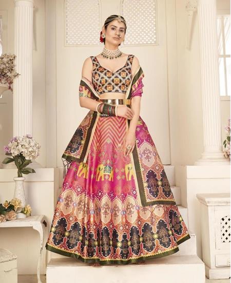 Picture of Ravishing Pink Lehenga Choli