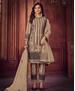 Picture of Marvelous Beige Straight Cut Salwar Kameez