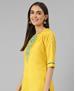 Picture of Ideal Yellow Straight Cut Salwar Kameez