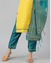 Picture of Ideal Yellow Straight Cut Salwar Kameez