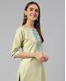 Picture of Graceful Pastel Mint Straight Cut Salwar Kameez