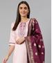 Picture of Gorgeous Baby Pink Straight Cut Salwar Kameez