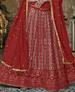 Picture of Good Looking Rust Lehenga Choli