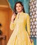 Picture of Good Looking Yellow Anarkali Salwar Kameez