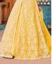 Picture of Good Looking Yellow Anarkali Salwar Kameez