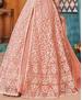 Picture of Sightly Peach Anarkali Salwar Kameez