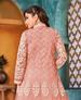 Picture of Sightly Peach Anarkali Salwar Kameez