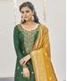 Picture of Exquisite Green Straight Cut Salwar Kameez