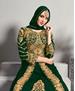 Picture of Charming Green Straight Cut Salwar Kameez