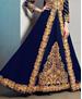 Picture of Sightly Royal Blue Straight Cut Salwar Kameez