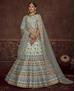 Picture of Gorgeous Sky Blue Lehenga Choli