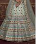 Picture of Gorgeous Sky Blue Lehenga Choli