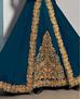 Picture of Ravishing Teal Blue Designer Salwar Kameez