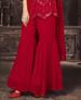 Picture of Sightly Red Readymade Salwar Kameez