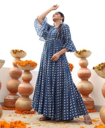 Picture of Nice Multi Readymade Gown