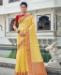 Picture of Stunning Yellow Casual Saree