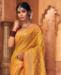 Picture of Comely Yellow Casual Saree