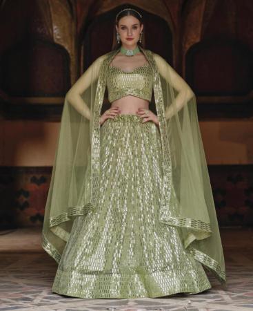 Picture of Lovely Pista Lehenga Choli