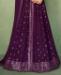 Picture of Alluring Wine Anarkali Salwar Kameez