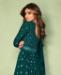 Picture of Gorgeous Teal Anarkali Salwar Kameez