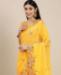 Picture of Comely Yellow Casual Saree