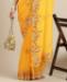 Picture of Comely Yellow Casual Saree