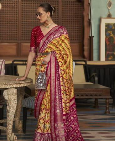 Picture of Lovely Multi Silk Saree