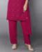 Picture of Resplendent Pink Straight Cut Salwar Kameez