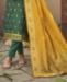 Picture of Exquisite Green Straight Cut Salwar Kameez