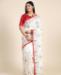 Picture of Beauteous White Silk Saree