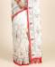 Picture of Beauteous White Silk Saree