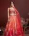 Picture of Excellent Orange Lehenga Choli