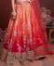 Picture of Excellent Orange Lehenga Choli