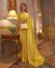 Picture of Bewitching Yellow Casual Saree