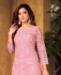 Picture of Comely Pink Straight Cut Salwar Kameez