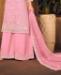 Picture of Comely Pink Straight Cut Salwar Kameez