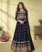 Picture of Sublime Navy Blue Anarkali Salwar Kameez