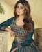 Picture of Fine Teal Anarkali Salwar Kameez