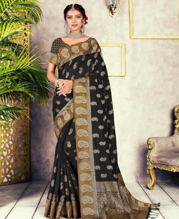 Picture of Beauteous Black Casual Saree