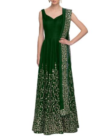 Picture of Fine Green Party Wear Gown