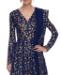 Picture of Excellent Nevy Blue Party Wear Gown