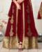 Picture of Sublime Maroon Party Wear Salwar Kameez