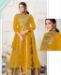 Picture of Splendid Yellow Party Wear Salwar Kameez