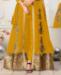 Picture of Splendid Yellow Party Wear Salwar Kameez