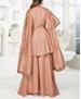 Picture of Elegant Peach Readymade Salwar Kameez