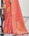 Picture of Well Formed Peach Casual Saree