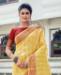 Picture of Stunning Yellow Casual Saree