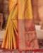 Picture of Comely Yellow Casual Saree