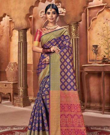 Picture of Lovely Purple Casual Saree